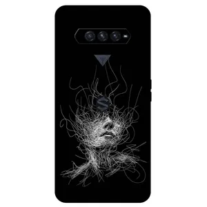 Megafone Face Sketch 7423 Cover For Xiaomi Black Shark 4 / 4 Pro