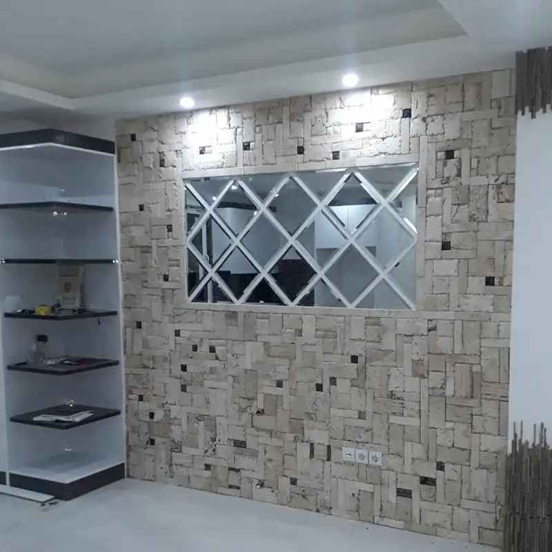 آینه مدل لوزی طرح we1212