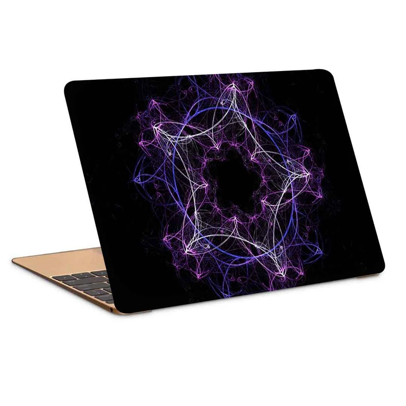 استیکر لپ تاپ طرح fractal tangled pattern کد P-773 مناسب برای لپ تاپ 15.6 اینچ