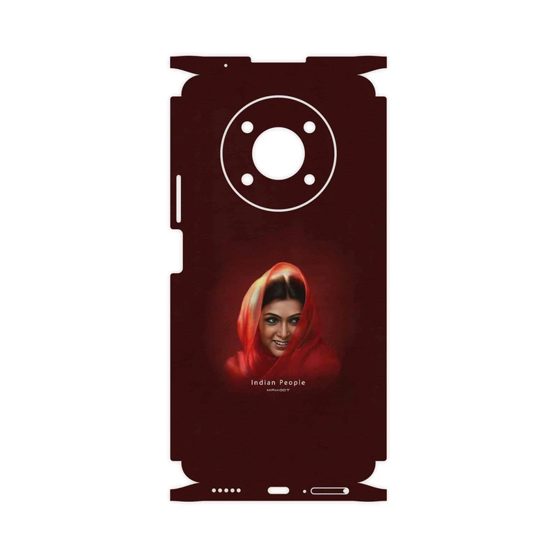 برچسب پوششی ماهوت مدل Portrait of an Indian Woman-FullSkin مناسب برای گوشی موبایل آنر X9 5G