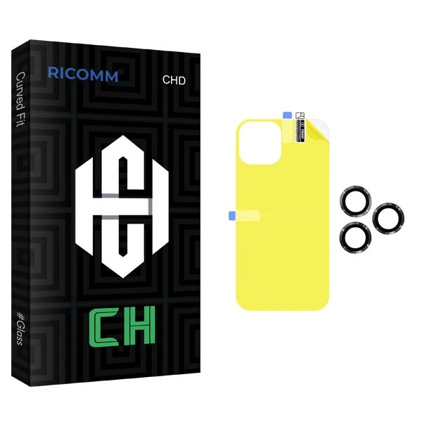 محافظ پشت گوشی ریکام مدل CH مناسب برای گوشی موبایل اپل iPhone 14 Pro Max  به همراه محافظ لنز گوشی
