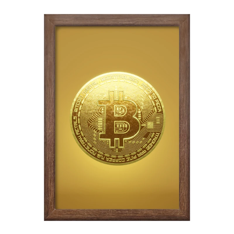 تابلو خندالو طرح بیت کوین (Bitcoin) کد F908