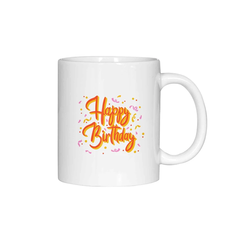 ماگ ژالینو طرح تبریک تولد کد 001