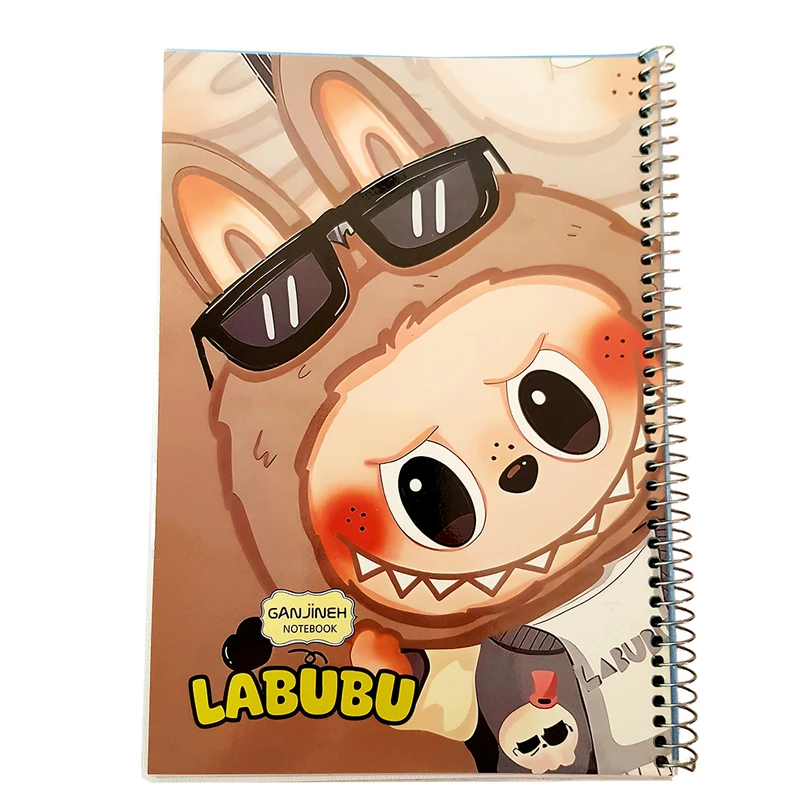 دفتر مشق 50 برگ گنجینه طرح لبوبو