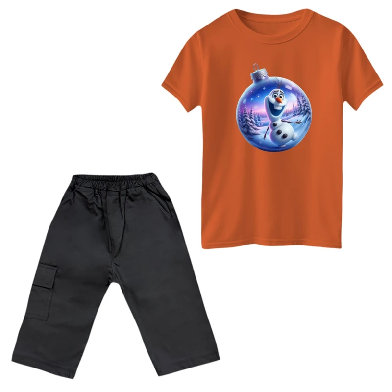 ست تی‌شرت و شلوارک پسرانه کد 10