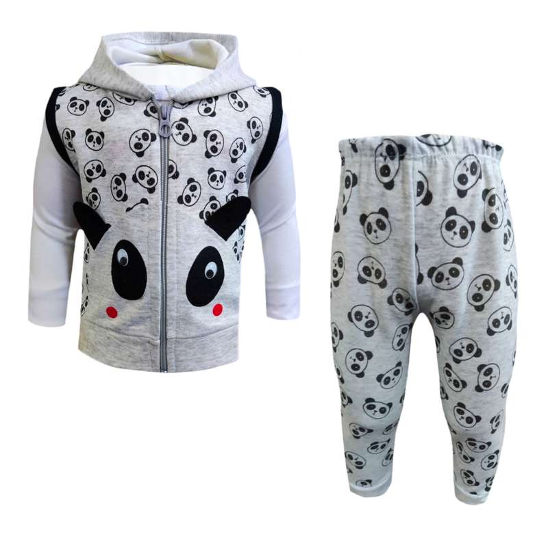 ست 3 تکه لباس پسرانه کد PANDA62