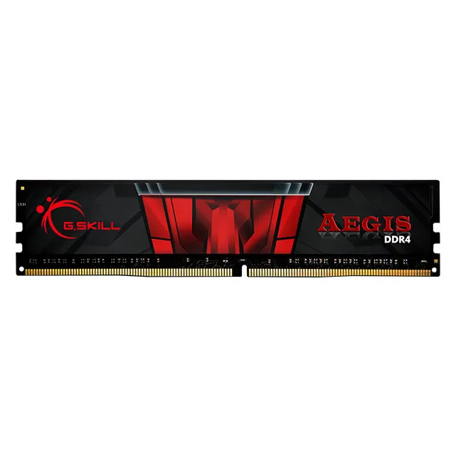 رم کامپیوتر جی‌اسکیل DDR4 تک کاناله 8 گیگابایت مدل AEGIS فرکانس 3200 مگاهرتز تایمینگ CL16 و ولتاژ کاری 1.35 ولت