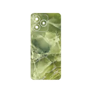 MAHOOT Green_Crystal_Marble Cover Sticker for Realme C53