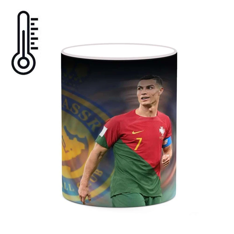 ماگ حرارتی کاکتی مدل کریستیانو رونالدو کد mgh24819