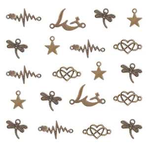 آویز دستبند مدل برنز مجموعه 20 عددی