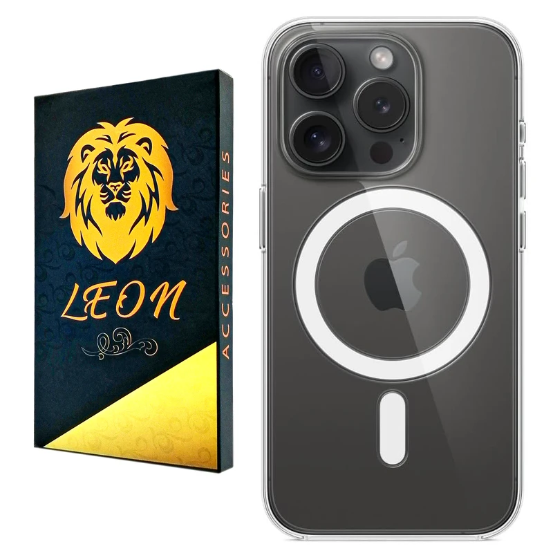 کاور لئون مدل Mac_safe مناسب برای گوشی موبایل اپل iPhone 16 Pro Max