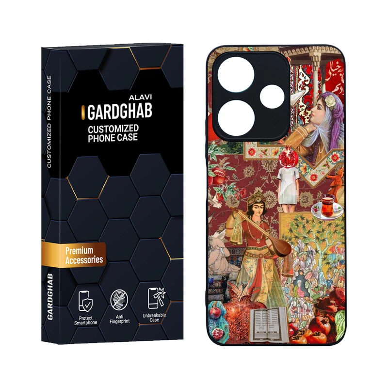 کاور گارد قاب علوی مدل دورژله ای ایرانی مناسب برای گوشی موبایل شیائومی Poco M6 4G