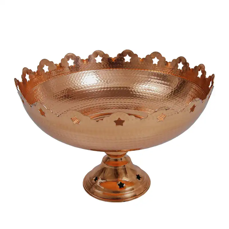 ست 4 تکه پذیرایی مسی مدل ستاره نانو کد alast0120