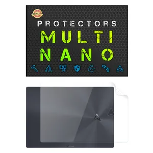 Multi Nano X-F1T Model Transparent Back Protector Suitable For Asus ZenBook Pro 14 Duo OLED UX8402ZA 14.5 inch 2023 Laptop