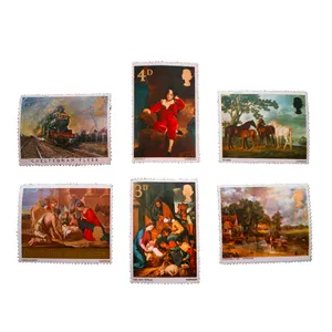 تمبر یادگاری مدل تابلو نقاشی کد TBL-225 مجموعه 6 عددی