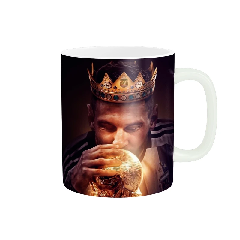 ماگ پاد آفرین طرح جام جهانی و توپ طلا کد 1003