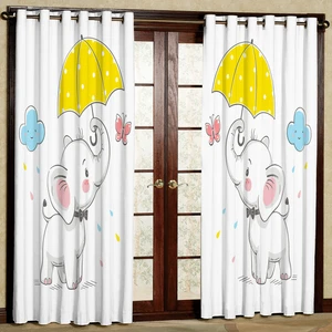 پرده مدل فیل مخمل پانچی کد 1018 سایز 140x280 سانتی متر