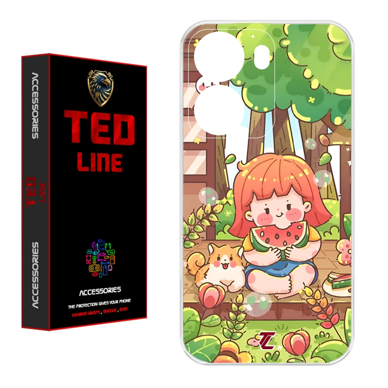 کاور تدلاین طرح دختر هندونه ای کد 1180 مناسب برای گوشی موبایل شیائومی Redmi A5