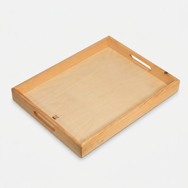 سینی ال وی مدل چوب کاج کد 716