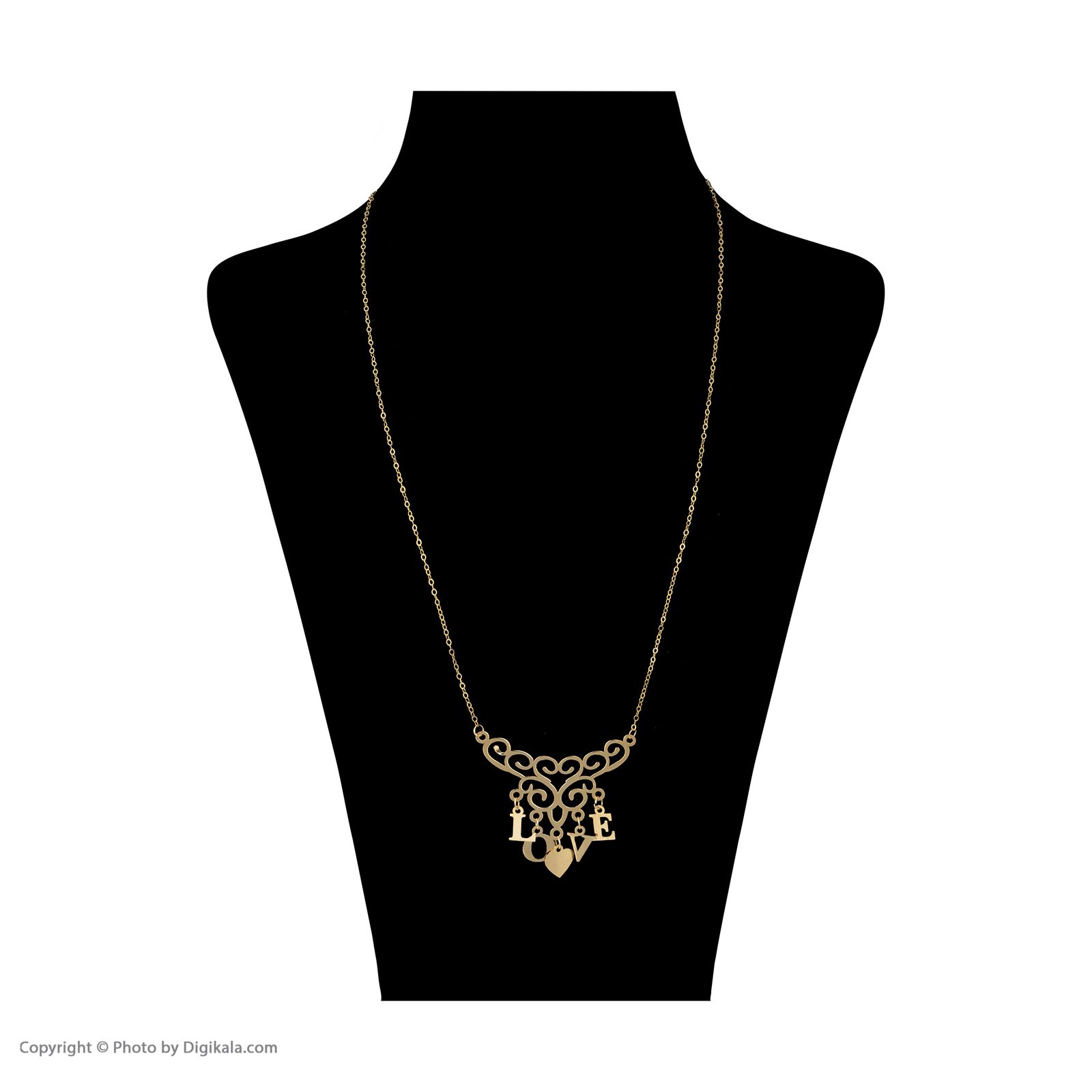گردنبند طلا 18 عیار زنانه مایا ماهک مدل MM1182 -  - 2