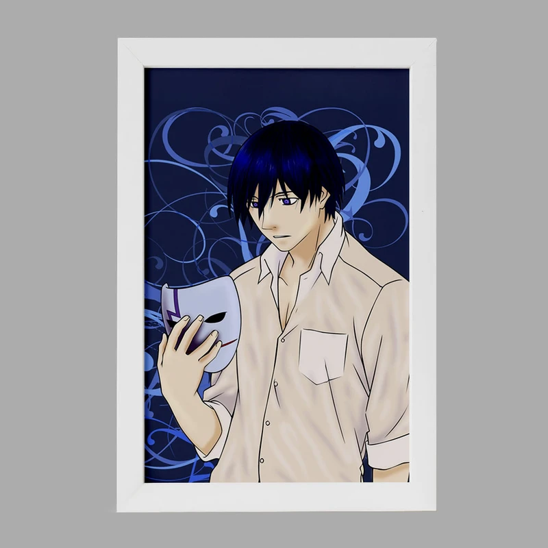 تابلو خندالو مدل هی انیمه تاریک تر از سیاهی Darker Than Black  کد 22556