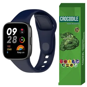 بندکروکودیل مدل Silic-W3 مناسب برای ساعت هوشمند شیائومی Watch 3 Active / Watch 3 Lite