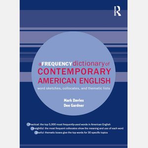 کتاب a frequency dictionary of American English اثر Mark Davies نشر Routledge