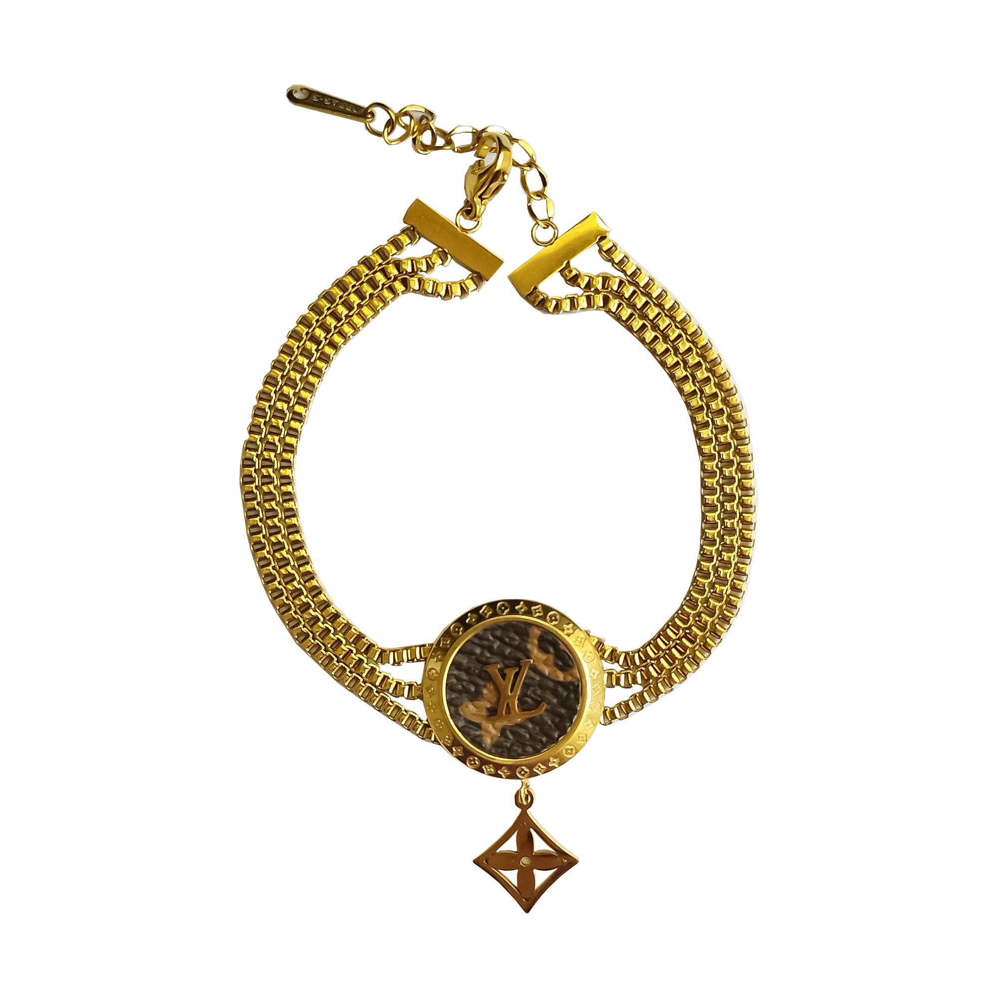 دستبند زنانه مدل زنجیری کد DB010