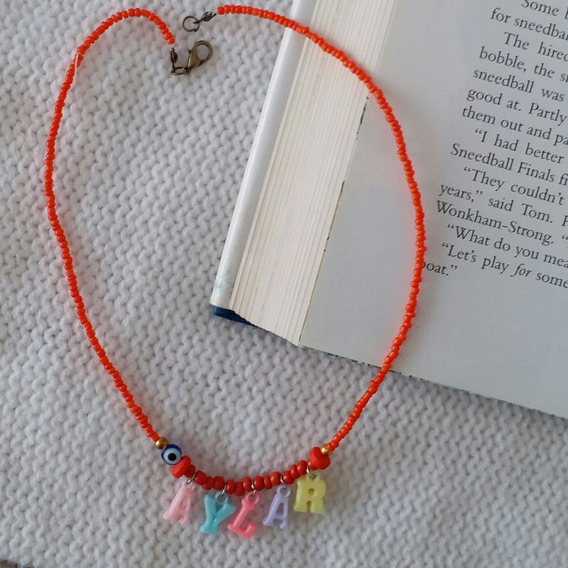 گردنبند دخترانه مدل تابستانی آیلار کد G206 گردنبند دخترانه مدل تابستانی آیلار کد G206