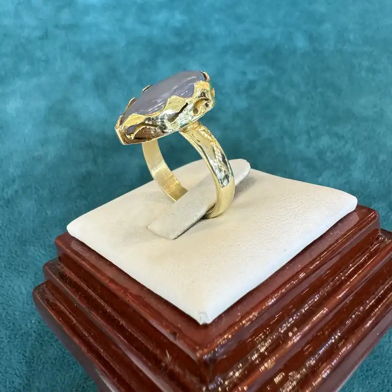 انگشتر نقره زنانه مدل شبکه زنی دستساز 43-24