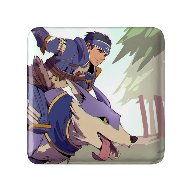 پیکسل خندالو طرح بازی شکارچی هیولا (Monster Hunter) مدل مربعی کد 33236