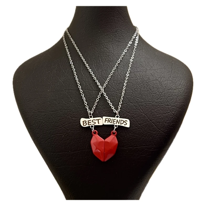 گردنبند مدل Best friends آهنربایی مجموعه دو عددی