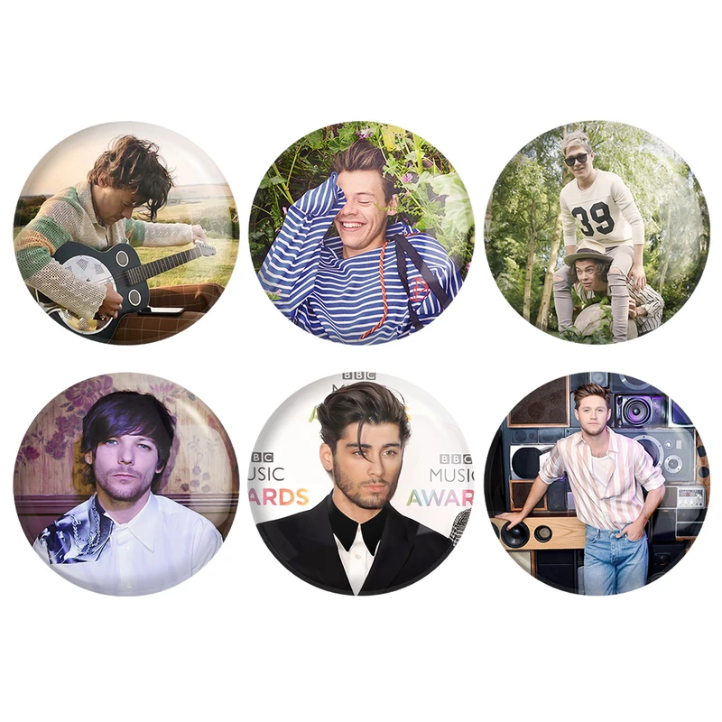 مگنت خندالو طرح گروه وان دایرکشن One Direction کد 1078B مجموعه 6 عددی