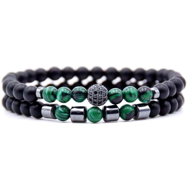 دستبند مردانه گالری شادونه مدل Sh_506_Aro بسته 2 عددی دستبند مردانه گالری شادونه مدل Sh_506_Aro بسته 2 عددی