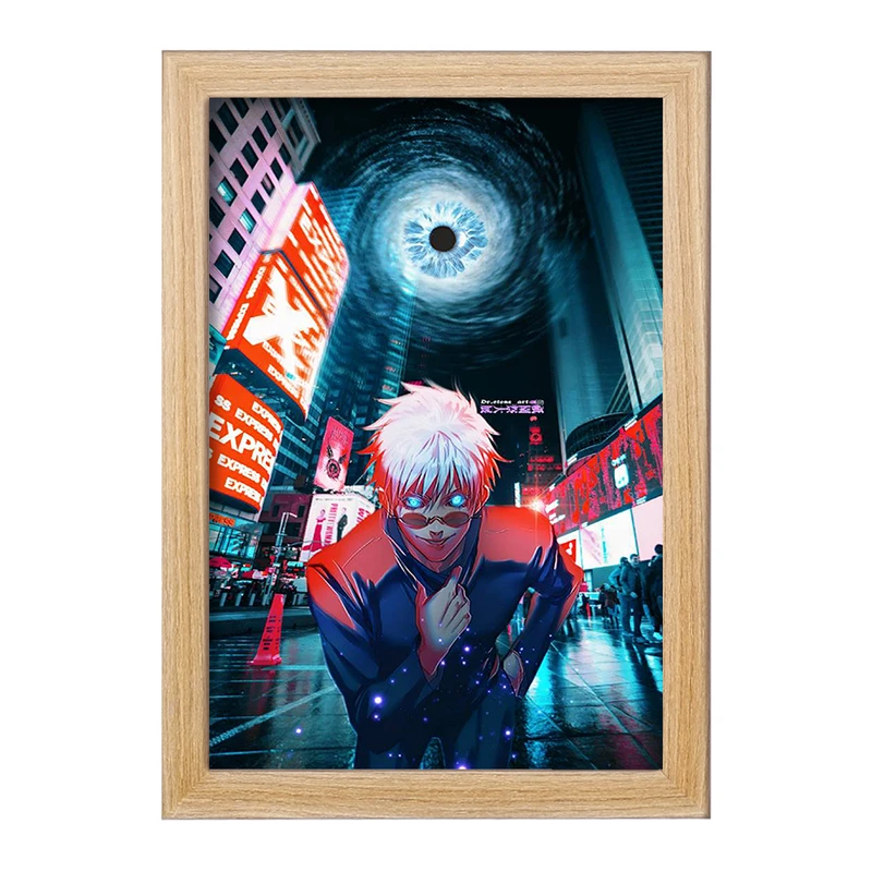 تابلو خندالو مدل گوجو ساتورو انیمه جوجوتسو کایزن کد F1655