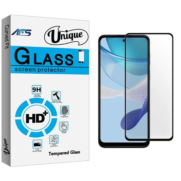 محافظ صفحه نمایش شیشه ای ای اف اس مدل Unique مناسب برای گوشی موبایل موتورولا Moto G 2023