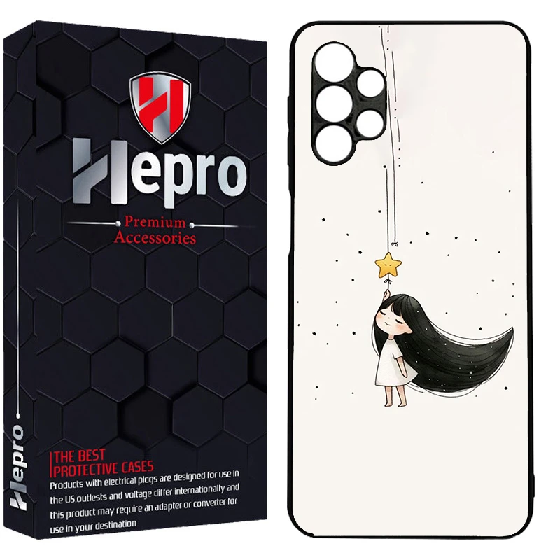 کاور هپرو طرح دخترانه کد Dimo-332 مناسب برای گوشی موبایل سامسونگ Galaxy A17