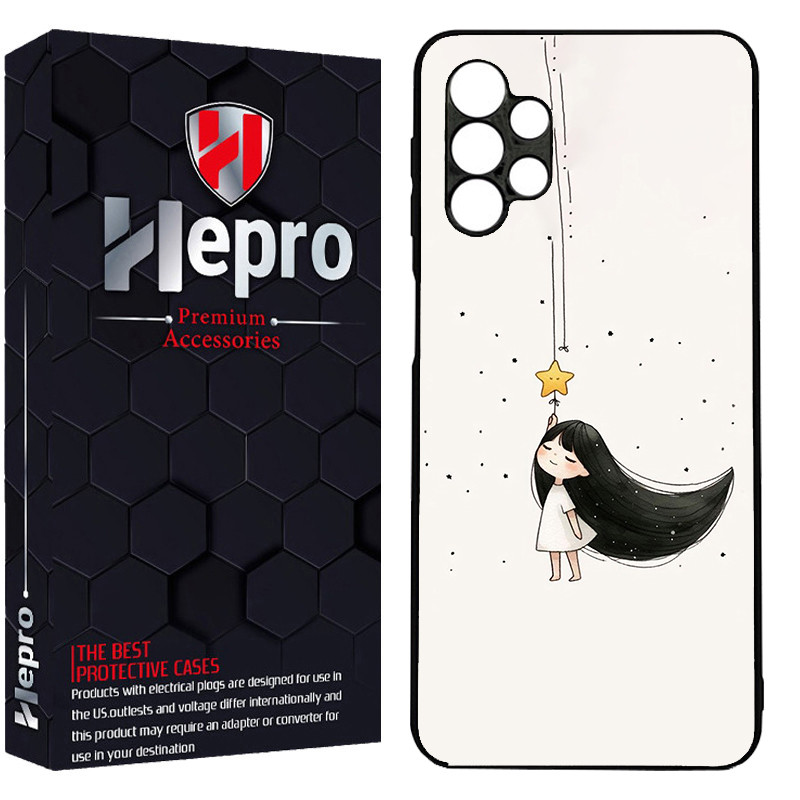 کاور هپرو طرح دخترانه کد Dimo-332 مناسب برای گوشی موبایل سامسونگ Galaxy A17