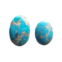 سنگ فیروزه مدل اصل نیشابور NC-167 مجموعه 2 عددی