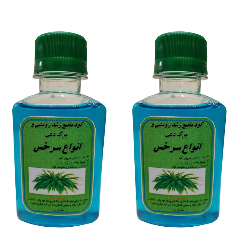 کود مایع محرک رشد انواع سرخس مدل Mpower حجم 120 میلی لیتر بسته دو عددی 