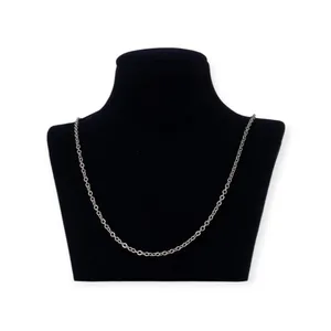 زنجیر زنانه مدل دیپلمات استیل 