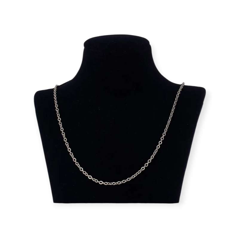 زنجیر زنانه مدل دیپلمات استیل