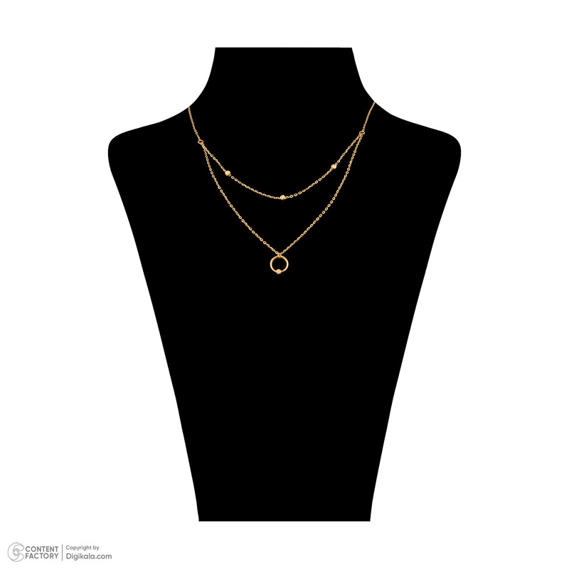 گردنبند طلا 18 عیار زنانه گنجینه هنر خوش نشین مدل البرنادو دو زنجیره کد G21 گردنبند طلا 18 عیار زنانه گنجینه هنر خوش نشین مدل البرنادو دو زنجیره کد G21