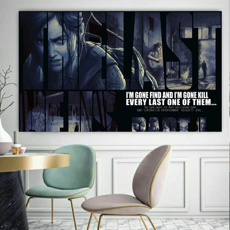 تابلو بوم طرح THE LAST OF US مدل SDB2511