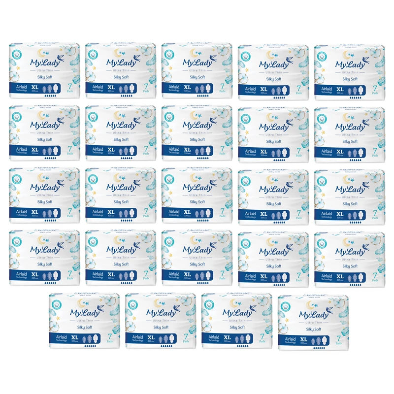 نوار بهداشتی مای لیدی مدل Silky Soft سایز خیلی بزرگ مجموعه 24 عددی