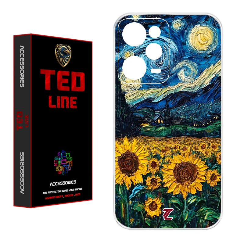 کاور تدلاین طرح شب پر ستاره کد 1149 مناسب برای گوشی موبایل شیائومی Redmi Note 12 Pro 5G / Poco X5 Pro