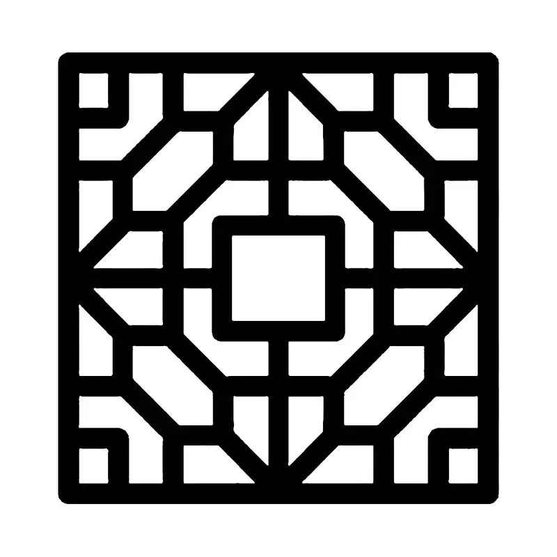 شابلون باتیس آرت طرح تذهیب کد 50-533