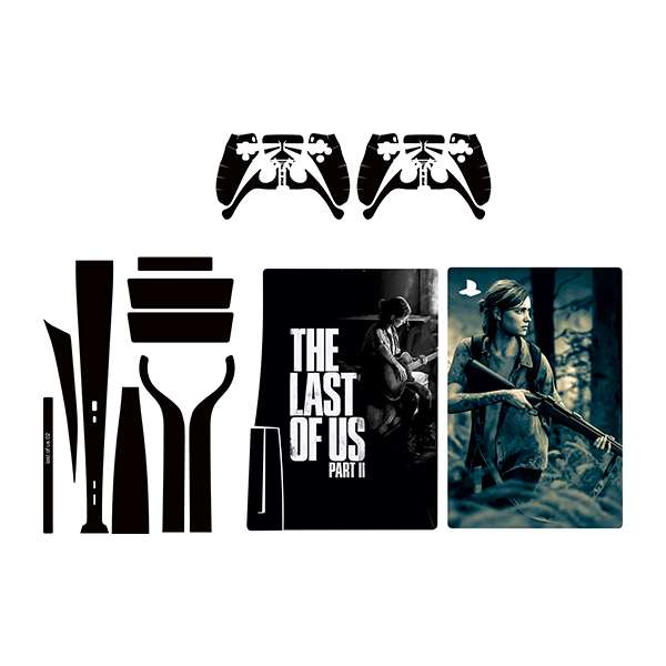 برچسب کنسول بازی پلی استیشن 5 مدل Last of us 02 برچسب کنسول بازی پلی استیشن 5 مدل Last of us 02