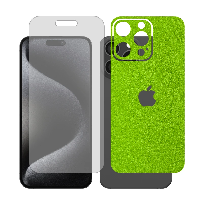 محافظ صفحه نمایش شفاف گلس مدل Together مناسب برای گوشی موبایل اپل iPhone 15 Pro Max به همراه برچسب پوششی پشت گوشی 