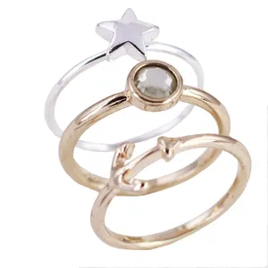 انگشتر زنانه مدل r039 مجموعه 3 عددی